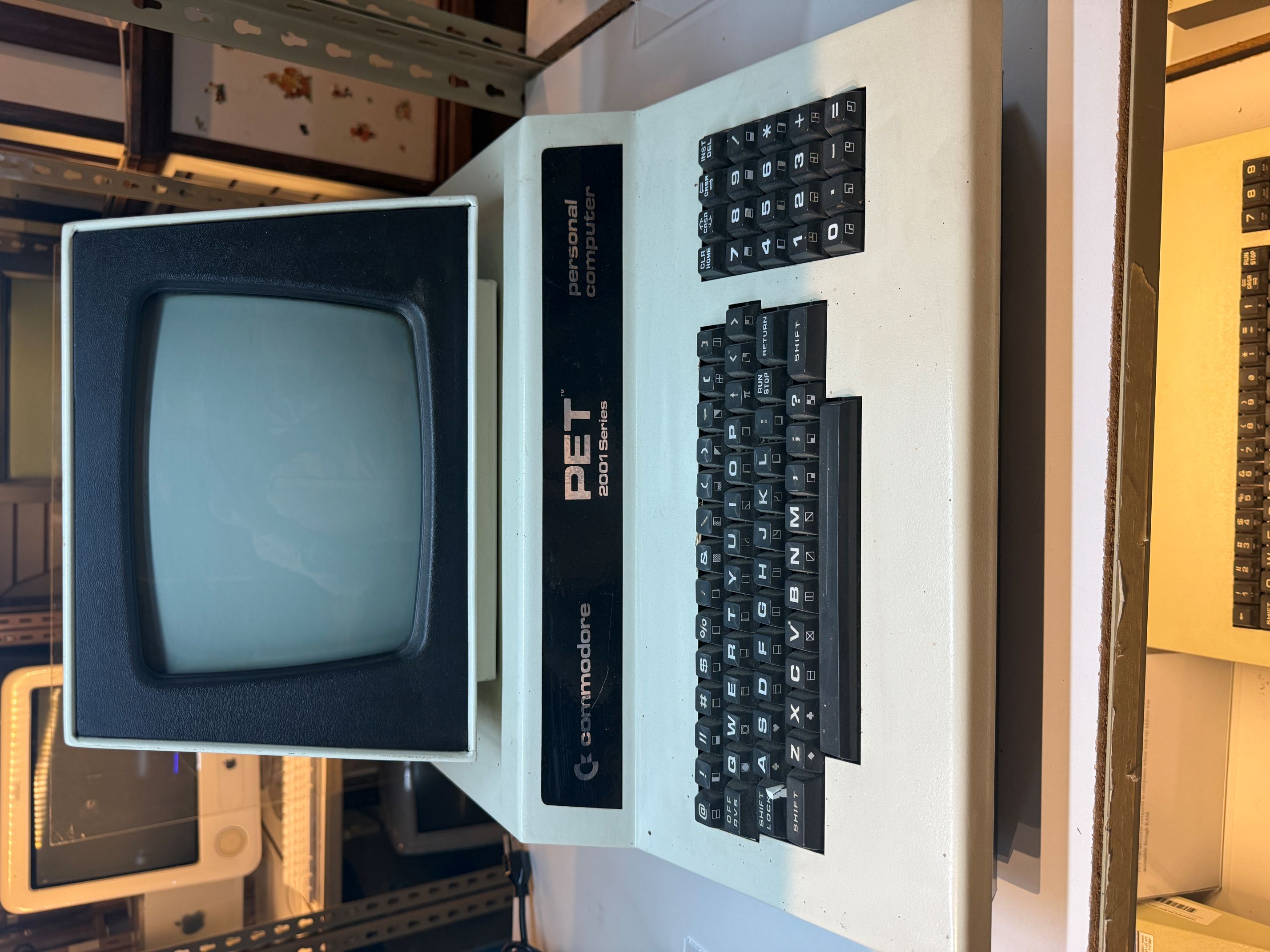 Commodore PET 2001 Series personal computer with built-in monitor and keyboard
